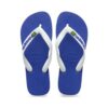 Blå og hvide Havaianas Brazil Logo Marine Blue