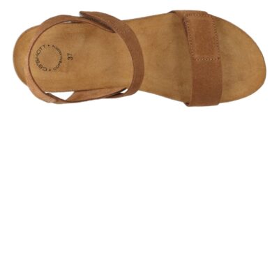 Cashott brune sandaler Casanni velcro