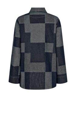 Ivy Copenhagen patchwork jakke - Cory (Denim Blå)