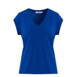 CC Heart basic v-neck t-shirt – CCH1101 – Electric Blue Blå