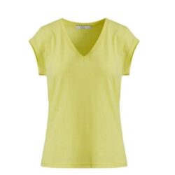 CC Heart basic v-neck t-shirt – CCH1101 – Warm lemon gul