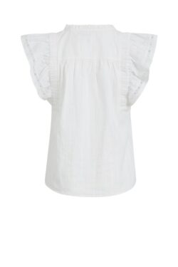 Coster Copenhagen Top - Top W. Ruffles (Off White)