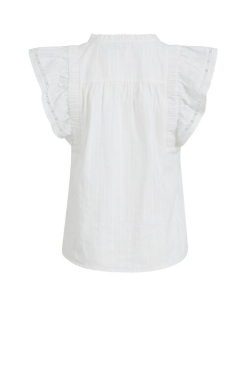 Coster Copenhagen Top - Top W. Ruffles (Off White)