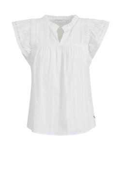 Coster Copenhagen Top - Top W. Ruffles (Off White)