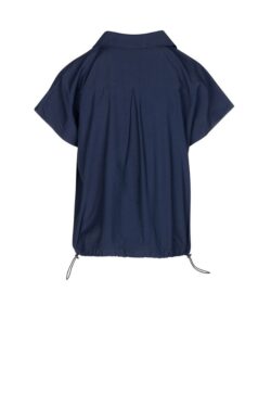 Luxzuz Bluse med lommer - Annali (Navy) 2