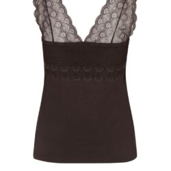 Rosemunde - Bred blonde top (Brun) 2