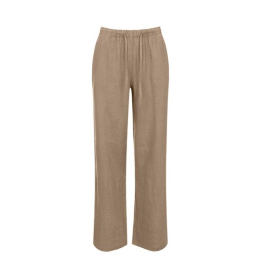 Luxzuz hør bukser Elilin Pants– 3063-1018 – Granola Sand