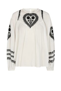 Gossia bluse med broderi