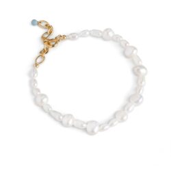 ENAMEL Copenhagen Forgyldt Armbånd - Pearlie (Pearl)