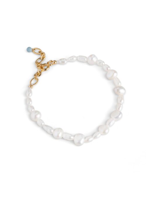 ENAMEL Copenhagen Forgyldt Armbånd - Pearlie (Pearl)