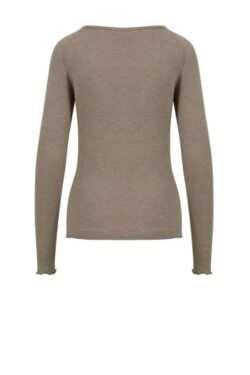 Coster Copenhagen Bluse - Wool (Lysebrun)