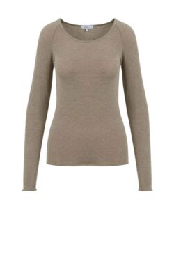 Coster Copenhagen Bluse - Wool (Lysebrun)