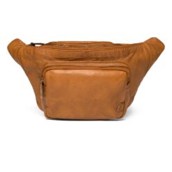 Depeche brun bæltetaske med lomme cognac