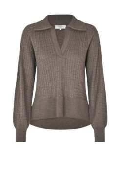 Rosemunde Strik - Pullover (Brun)