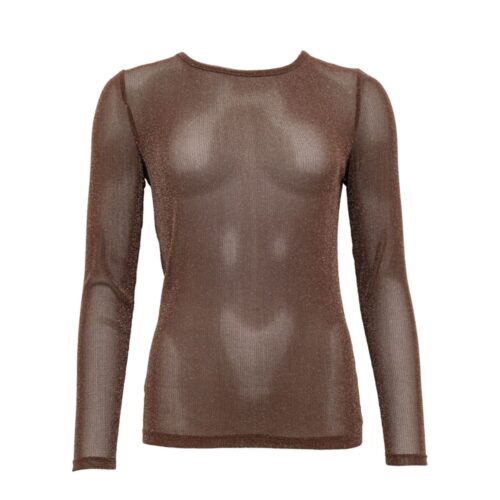 Costamani Mesh Top - Agnes (Brun)