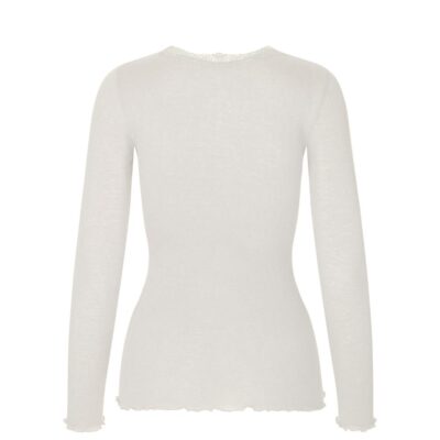 Rosemunde bluse med uld 4918 Hvid