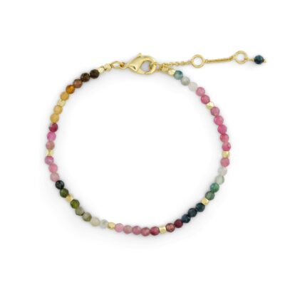 Pure by Nat perle armbånd - Filippa Bracelet - 40648 - G/P Tourmaline