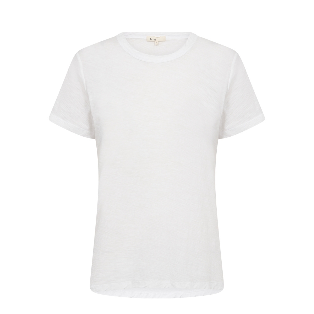 Leveté Room t-shirt - LR-Any 1 (Hvid) Levete Room t-shirt basic LR-Any 1 – 900007 - L100 White