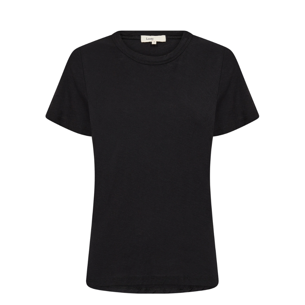 Leveté Room t-shirt - LR-Any 1 (Sort) Levete room t-shirt basic LR-Any 1 – 900007 - L999 Black
