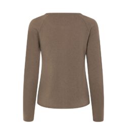 Rosemunde cardigan wool and cashmere koala brun