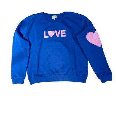 Lulu's Love sweatshirt blå lyserød
