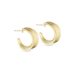 Pure by Nat forgyldt hoops - 45815 (Guld)