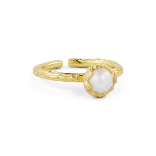 Pure by Nat forgyldt ring - 48253 (Guld)