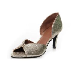 Copenhagen Shoes guld stilet LOVE AND PEACE - PLATINO - CS7437