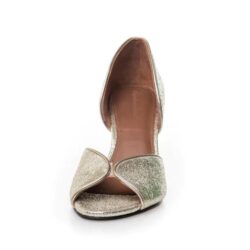 Copenhagen Shoes guld stilet LOVE AND PEACE - PLATINO - CS7437