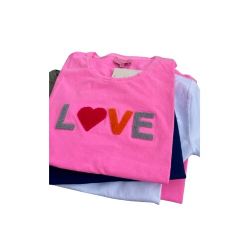 Lulu’s Love t-shirt – Is-Tee Love (Pink/Multi)