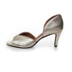 Copenhagen Shoes guld stilet LOVE AND PEACE - PLATINO - CS7437