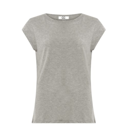 CCH1100 CC Heart basic t-shirt light grey melange (1)