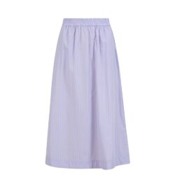 CC Heart stribet nederdel KAIA long skirt - CCH4520 - Light blue mandarin stripes 573 (1)