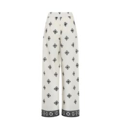 La Rouge boheme bukser Grace Pants - LR1367 - Offwhite Black (1)