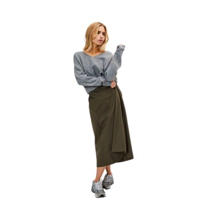 La Rouge nederdel - Vilma (Army) La Rouge nederdel Vilma Skirt - LR1095 - Army Green (1)