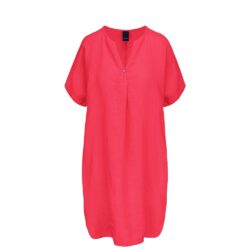 Luxzuz hør kjole Helinia Dress – 4814-1818 – Water Mellon Pink