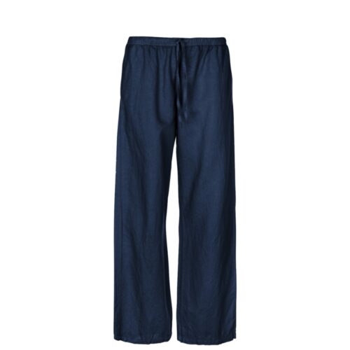 Luxzuz hør bukser Elilin Pants– 3063-1818 – Navy Blå Mørkeblå