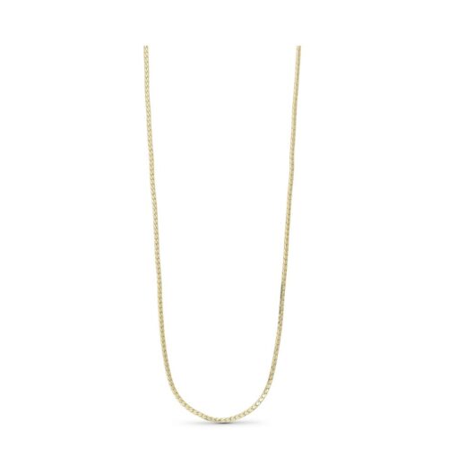 Pure by Nat lang snake chain halskæde (Guld)