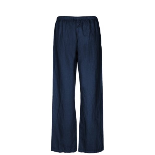 Luxzuz hør bukser Elilin Pants– 3063-1818 – Navy Blå Mørkeblå