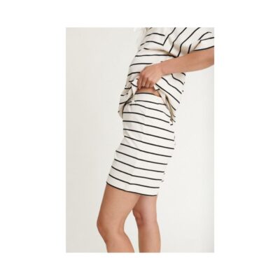 Basic Apparel shorts - Anneli (Råhvid/Sort) Basic Apparel shorts - Anneli (Råhvid/Sort) - Billede 4