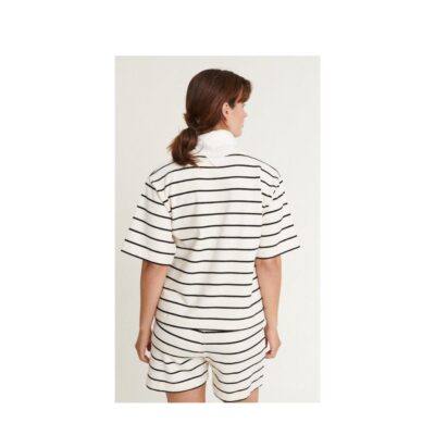 Basic Apparel t-shirt – Anneli (Råhvid/Sort) Basic Apparel t-shirt – Anneli (Råhvid/Sort) - Billede 4
