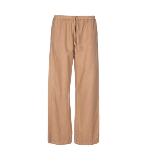 Luxzuz hør bukser Elilin Pants– 3063-1818 – Irish Cream brun lysebrun