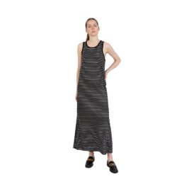  CC Heart FAYE stripe dress – CCH5229 – BlackWhite stripes