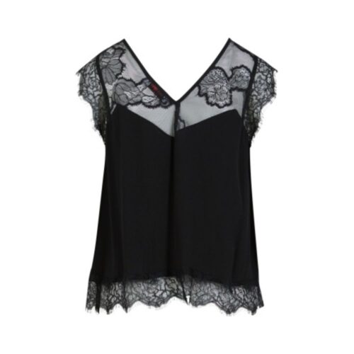 Coster Copenhagen top – Lace (Sort)