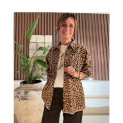 Depeche leopard jakke JaneDE shirt  – 100140 – Leopard printed (261)