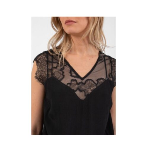 Coster Copenhagen top – Lace (Sort)