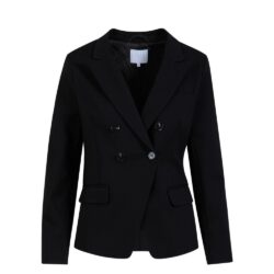 Coster Copenhagen blazer eller habitjakke Double-breasted blazer with utility details - N8106 - Black Sort