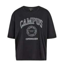 Ivy Copenhagen t-shirt IVY-Campus Glitter Tee - I235049 - Silver Grey