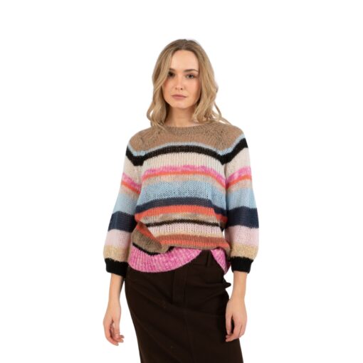 Coster Copenhagen strik sweater Stripe knit - 244-2408 - Multi stripes