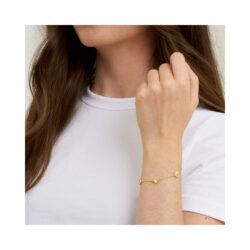 Pure by Nat armbånd med blomster Florence Bracelet with pendants - 40671 - Guld